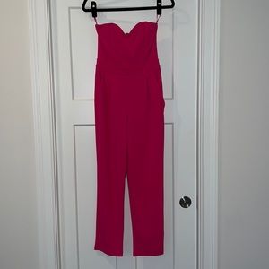 EXPRESS HOT PINK JUMPSUIT WORN ONCE!